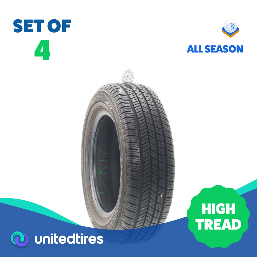 Set of (4) Used 195/65R15 Yokohama YK740 GTX 91H – 9.5-10.5/32