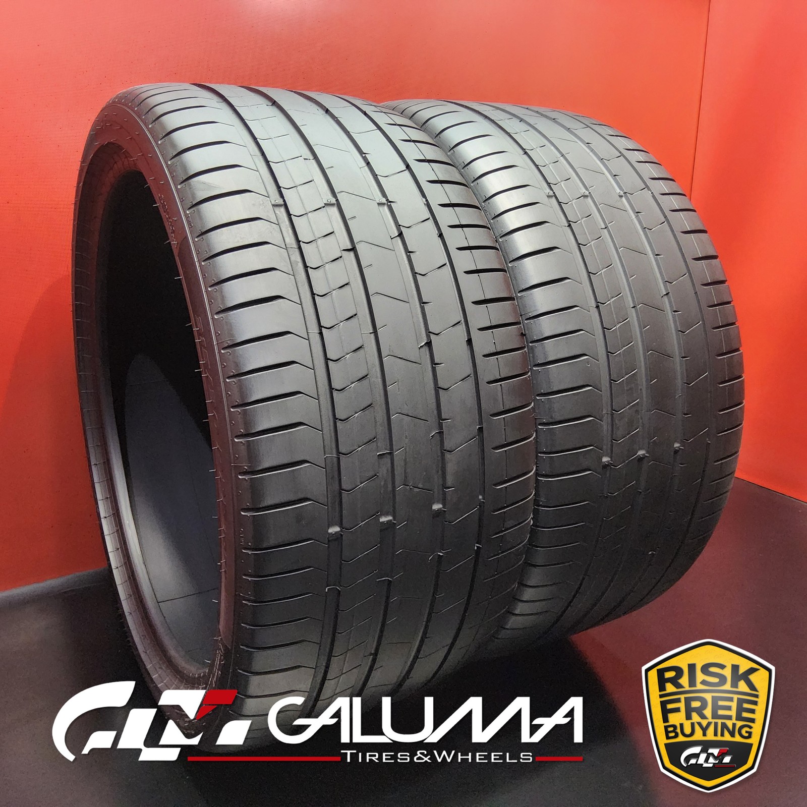 Set of 2 Tires Pirelli P-Zero (PZ4) ★1 XL 315/30R22 315/30/22 3153022 107Y 96219
