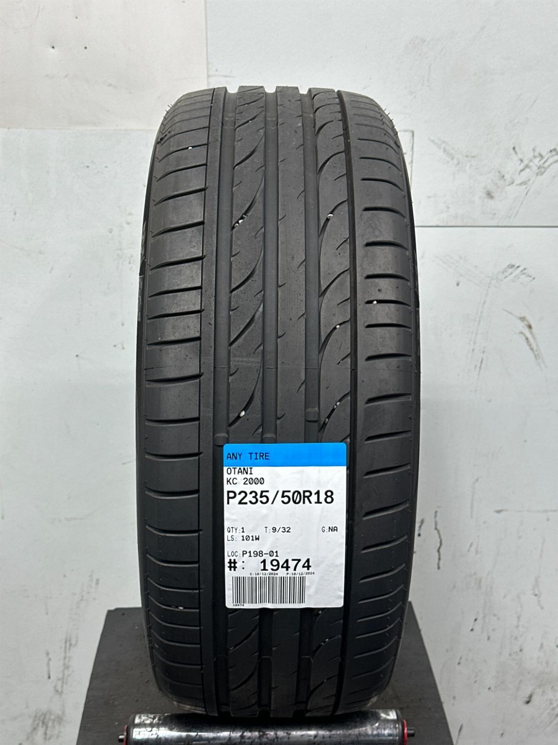 Used P235/50R18 Otani KC 2000 101 W – 9/32
