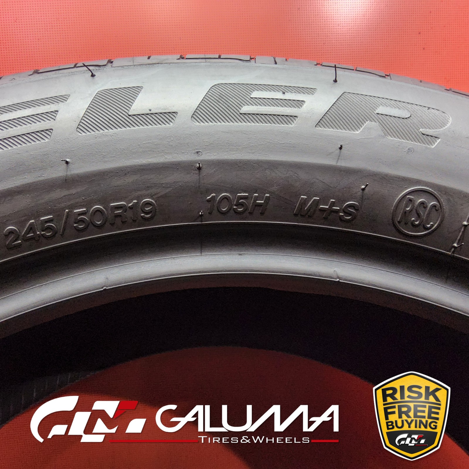 Set of 2 Tires Bridgestone Dueler H/P Sport AS RFT Run Flat ★ XL 245/50R19 94577