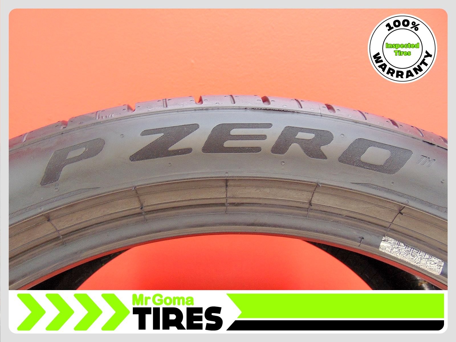 1 PIRELLI P ZERO TM PZ4 NCO XL 315/35ZR22 USED TIRE 8.0/32 TREAD 111Y 3153522
