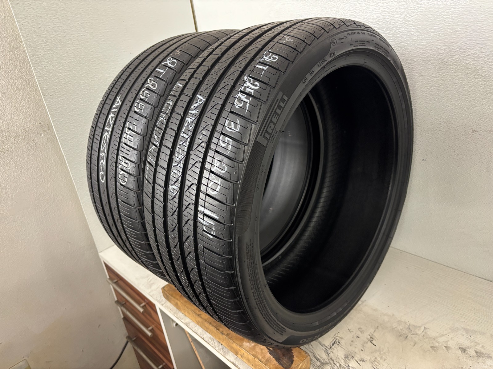 NO SHIPPING ONLY LOCAL PICK UP 2 Tires 255 35 20 Pirelli Cinturato P7 (VOL)