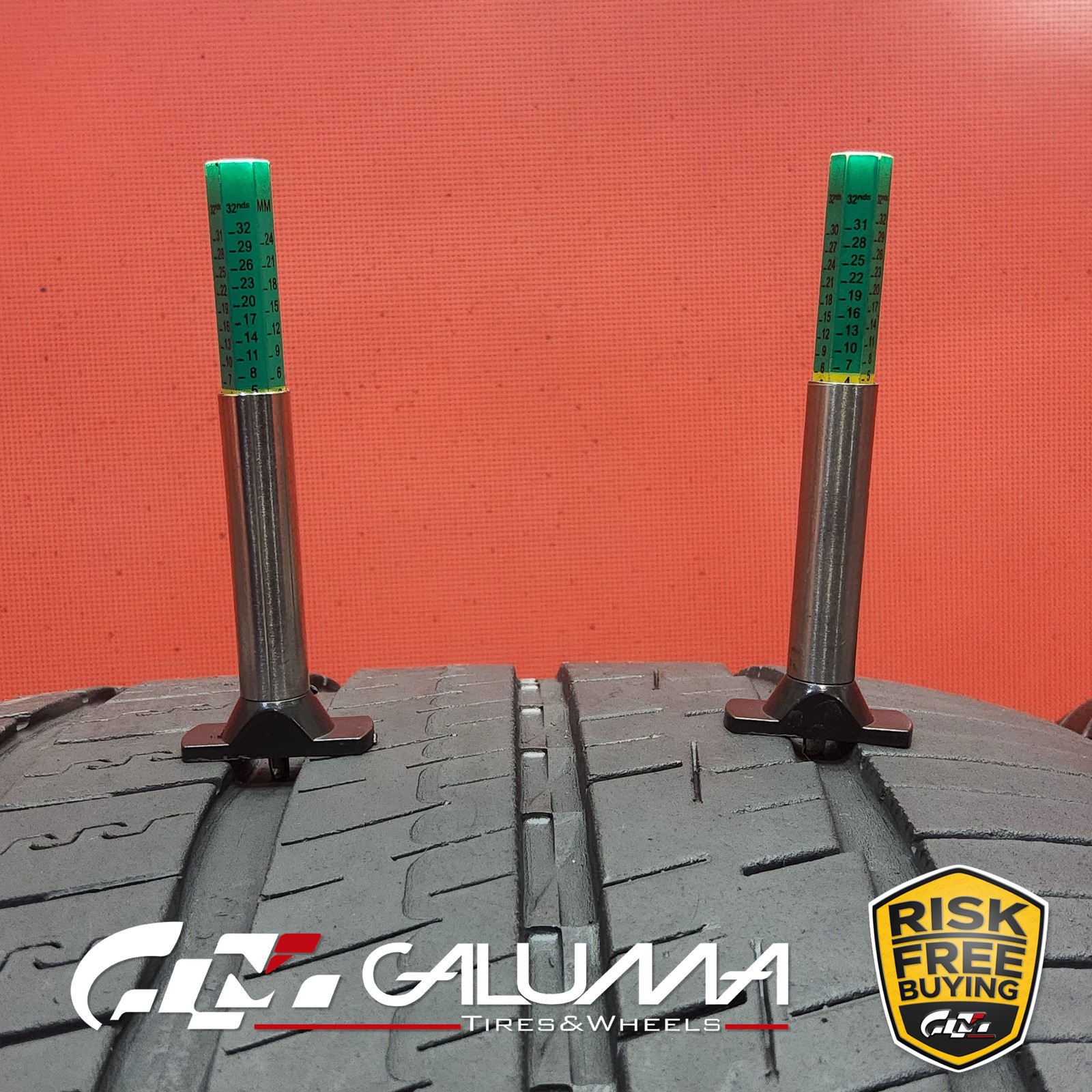 Set of 4 Tires Falken Azenis FK460 A/S 255/45ZR20 & 285/40ZR20 No Repairs #95618