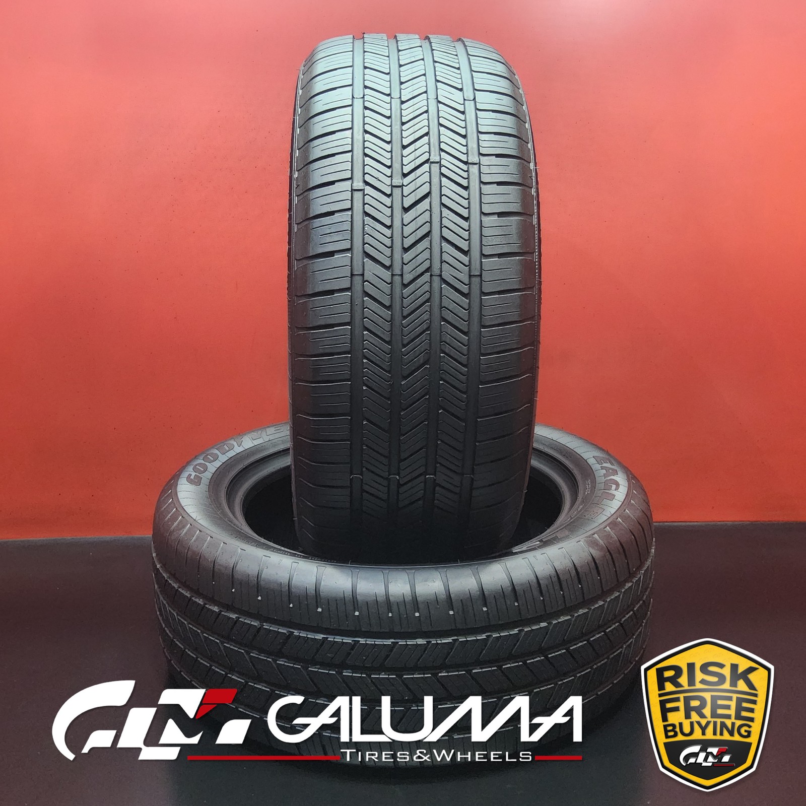 Set of 2 Tires LikeNEW Goodyear Eagle LS2 XL 265/50/19 R19 110H No Repairs 96304
