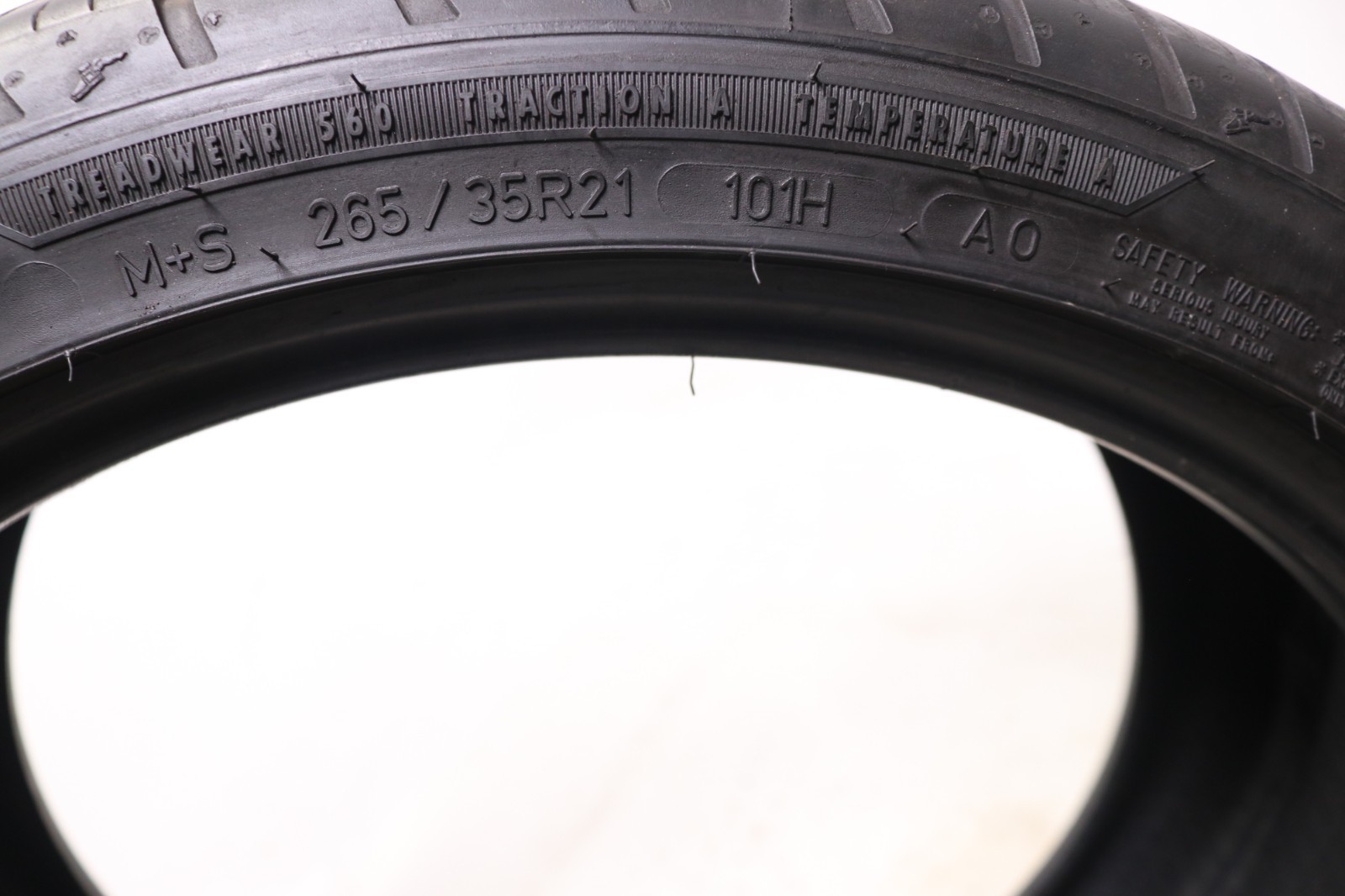 Used 265/35R21 Goodyear Eagle Sport AO SoundComfort – 101H – 7/32