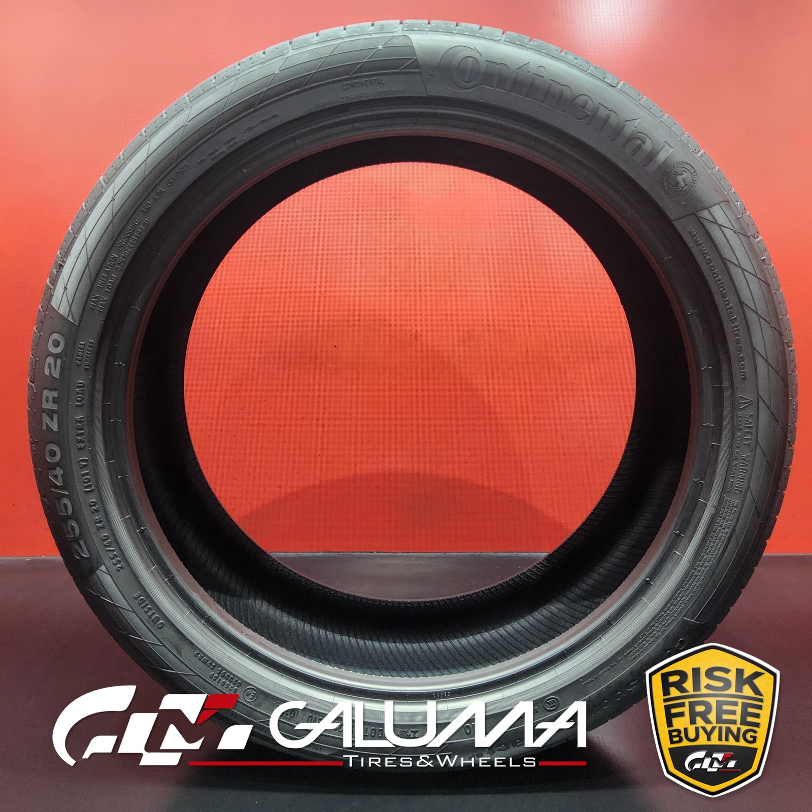 1 Tire LikeNEW Continental ContiSportContact 5P 255/40ZR20 255/40/20 101Y #95348