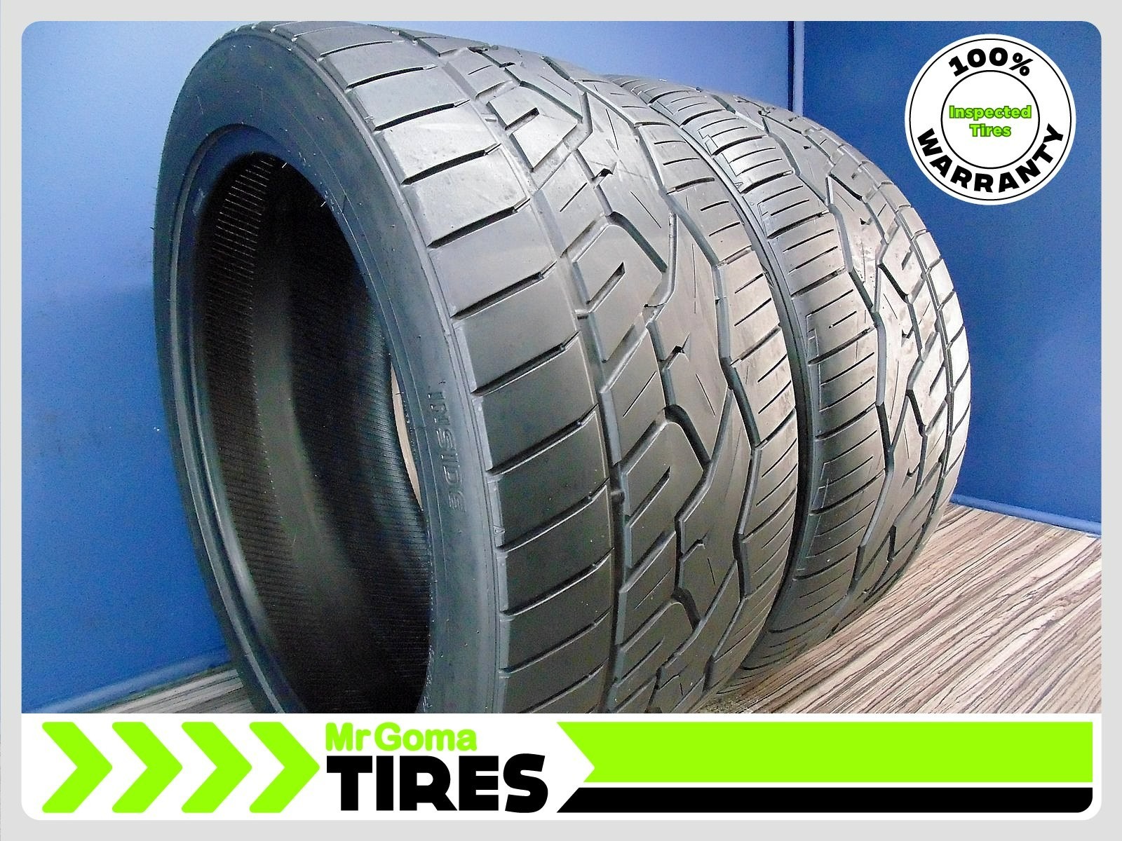 SET OF 2 NITTO NT 420 V XL 325/35R22 USED TIRES 7/32 TREAD 114W 3253522