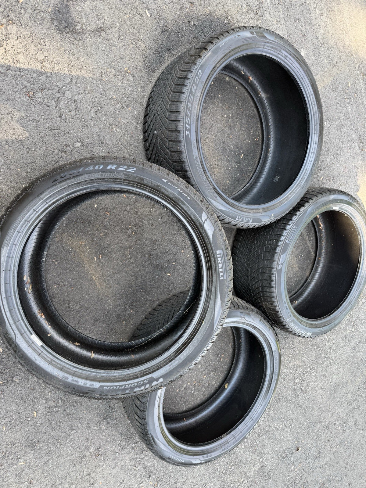 Pirelli Scorpion Winter 2 285/40/R22 315/35/R22 BSW 2024+ Porsche Cayenne Turbo