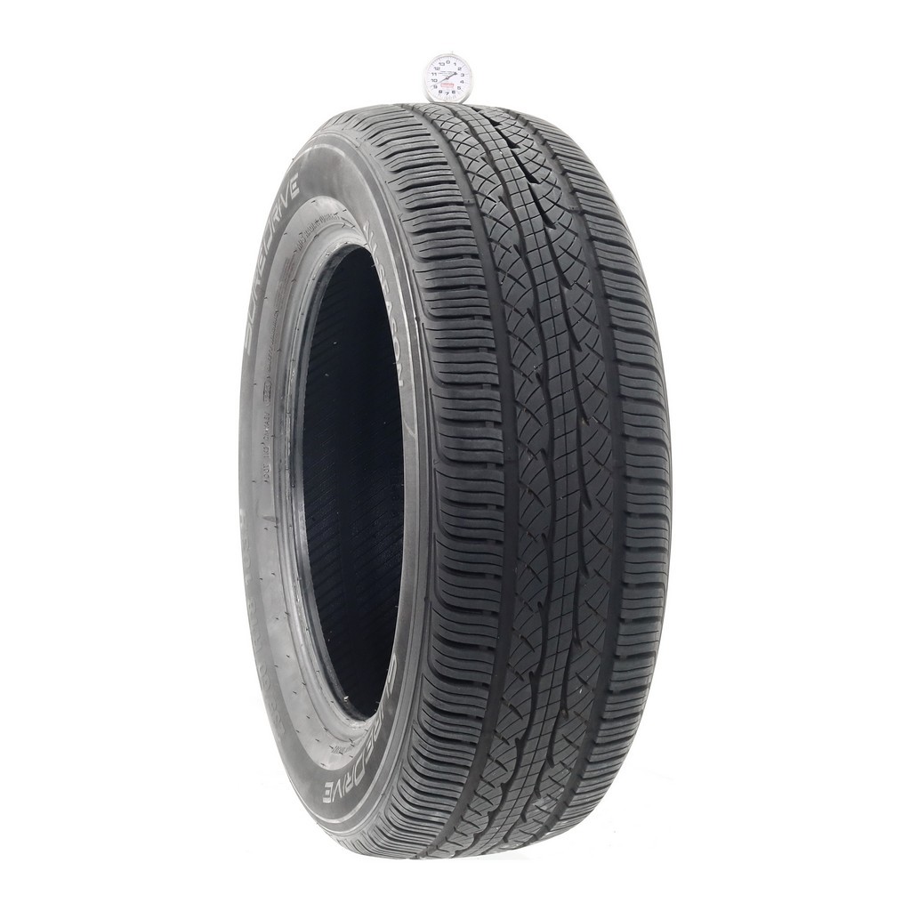 Set of (4) Used 235/60R18 SureDrive All-season 103H – 8-10/32 (1A215)