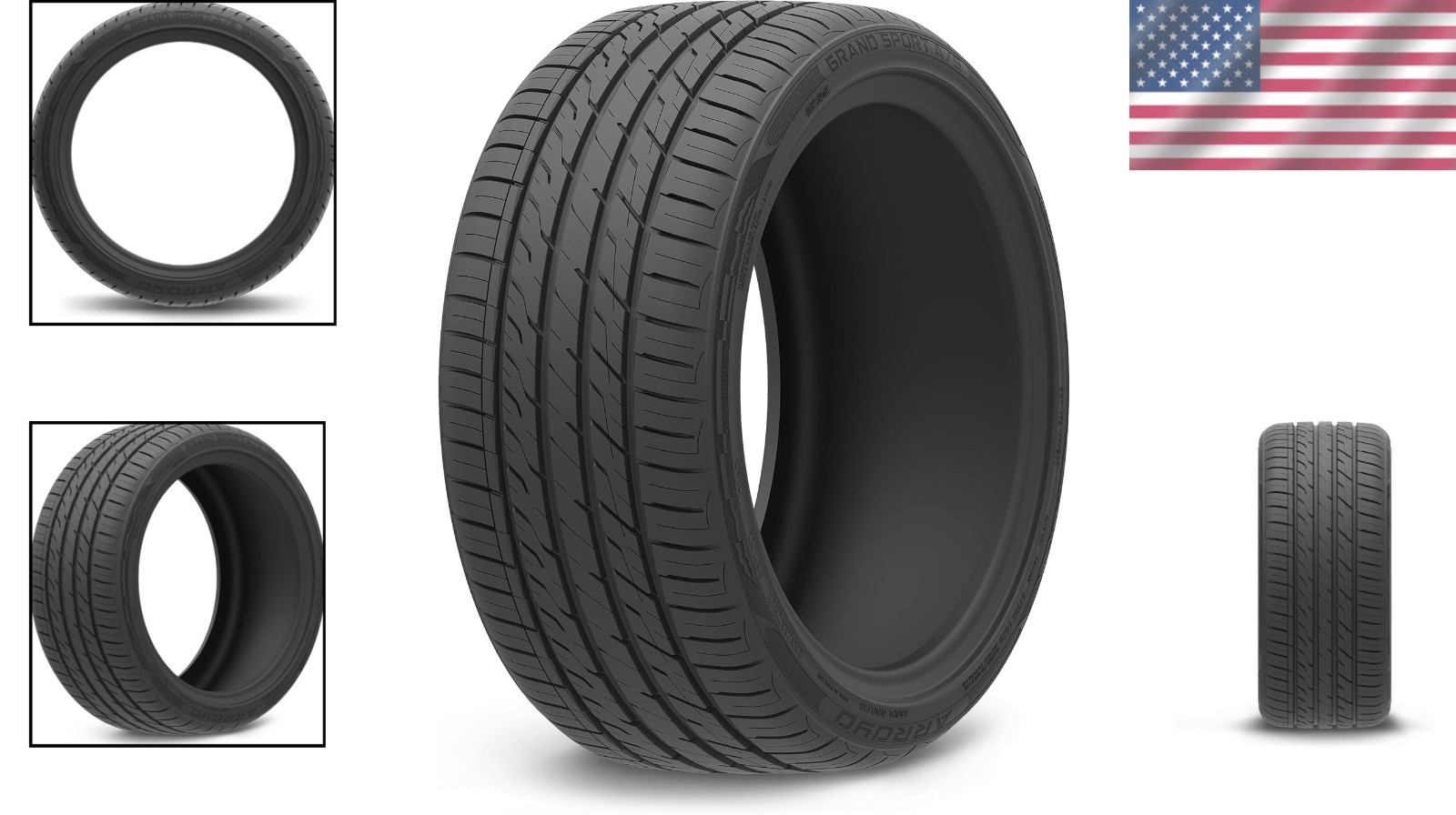 195/55ZR16 Grand Sport A/S Tire – Secure Handling & Hydroplaning Resistance