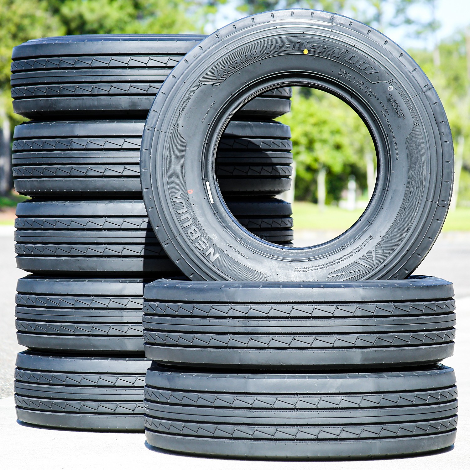 2 Tires Nebula Grand Trailer-N’ 007 All Steel ST 235/80R16 Load G 14 Ply Trailer
