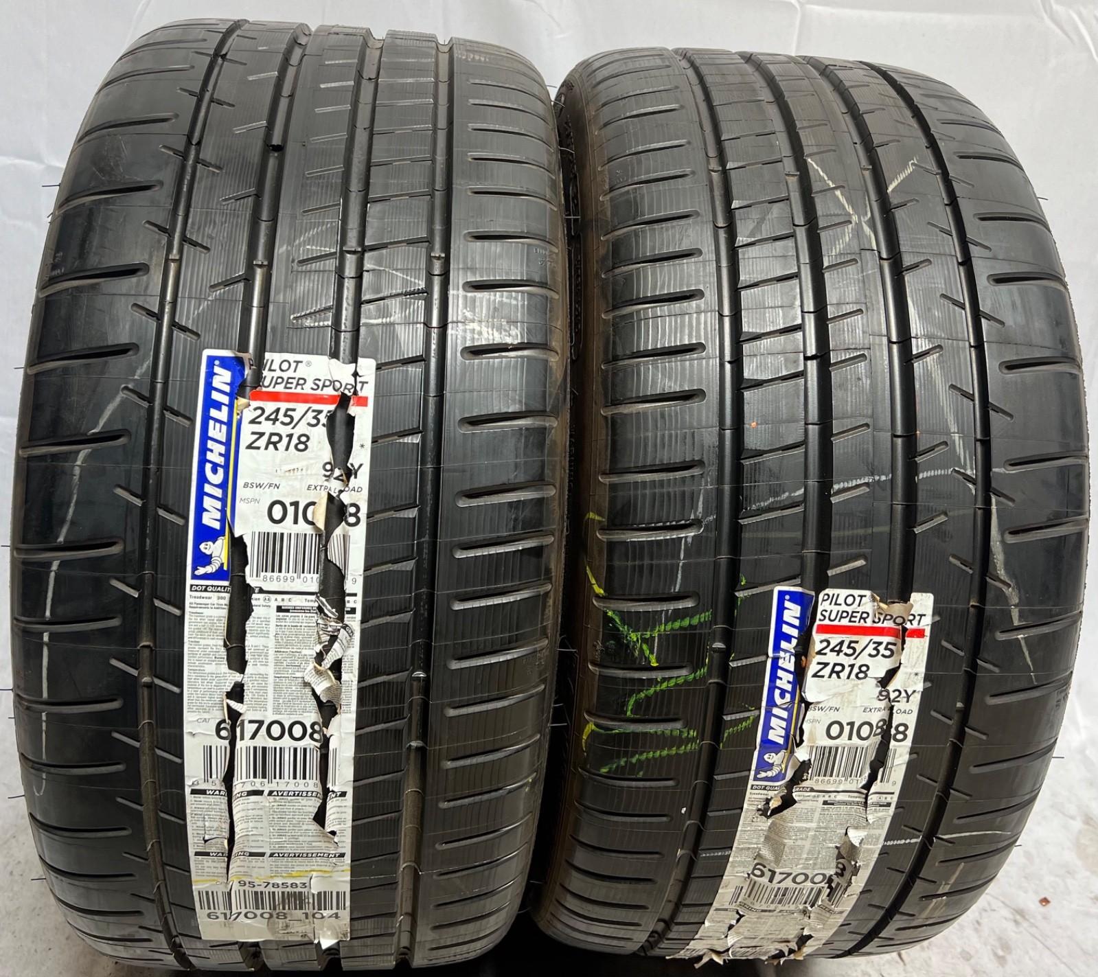 2 – NEW 245/35ZR18 XL (92Y) Michelin Pilot Super Sport (*) BMW OEM – 6196