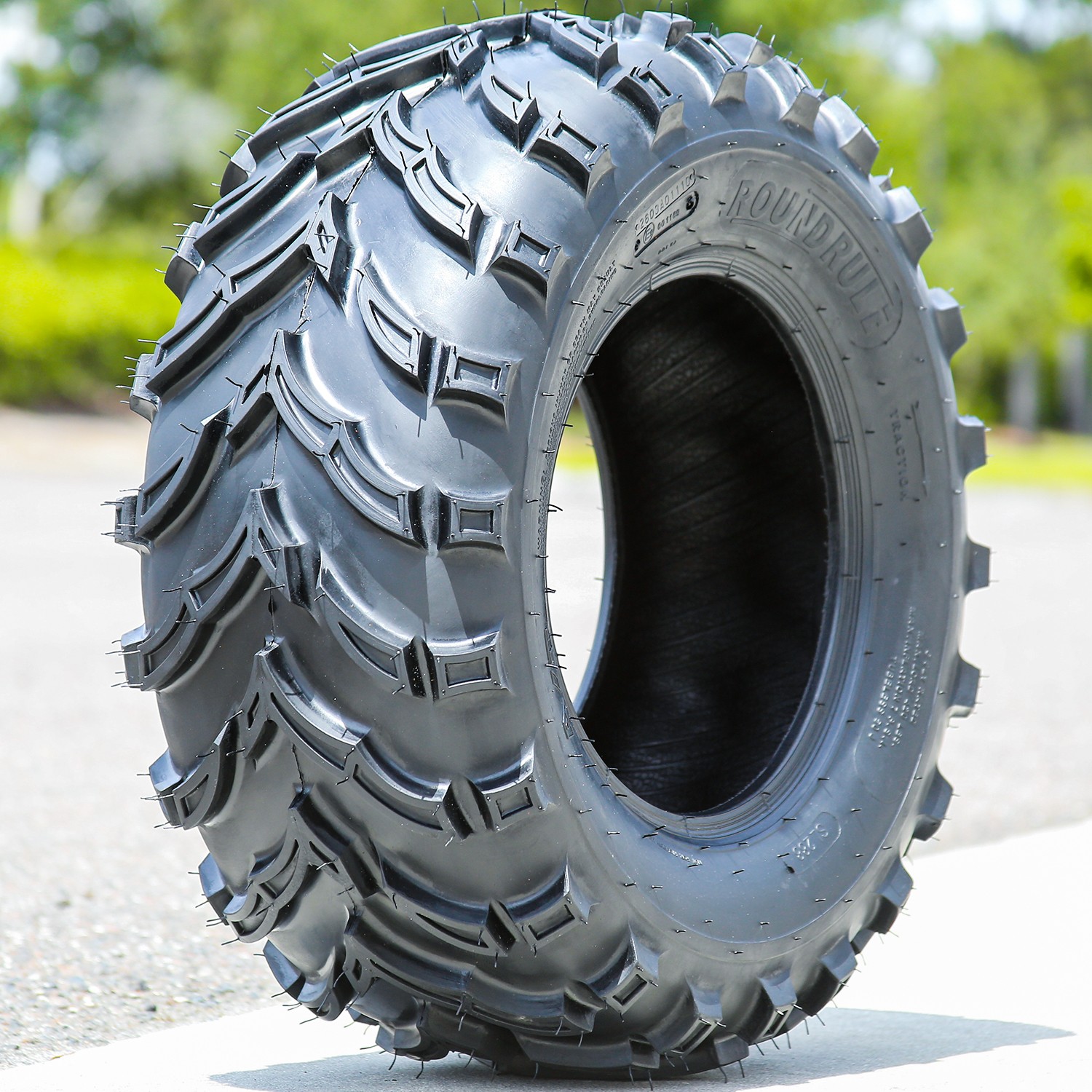 2 25×10.00-12 25×10-12 50J 8 Ply Roundrule SL288 A/T All Terrain ATV UTV Tires