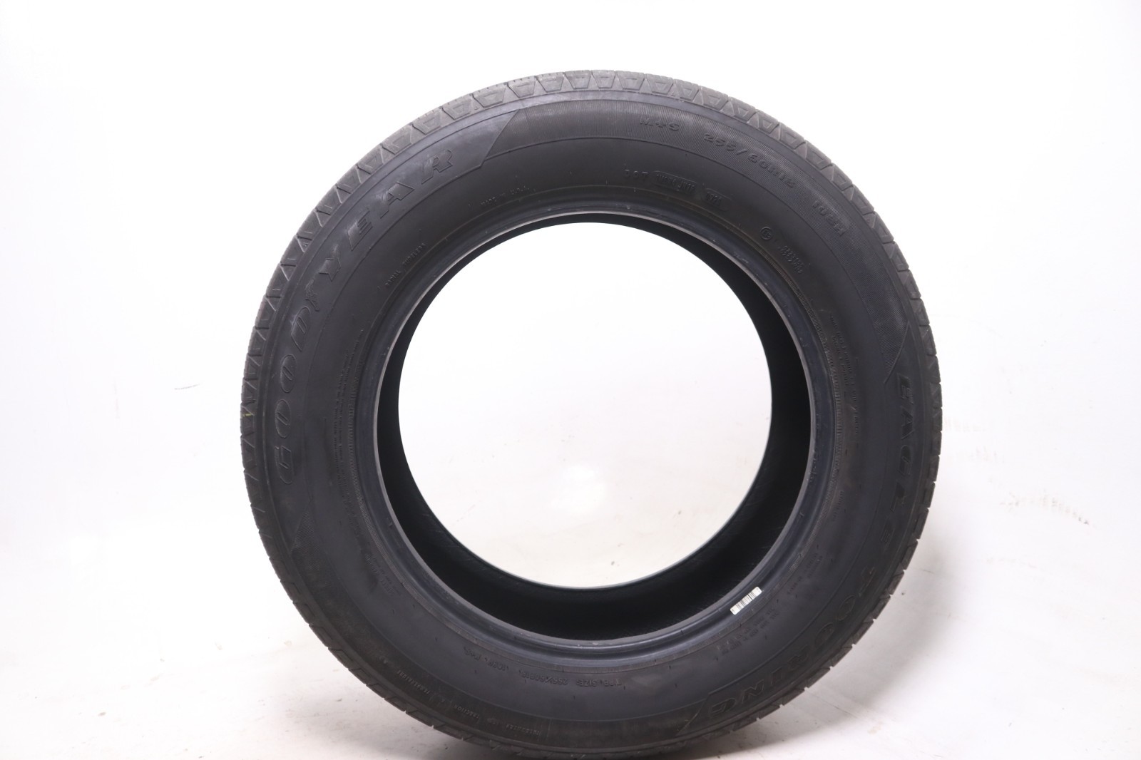 Set of 4 Used 255/60R18 Goodyear Eagle Touring – 108H – 8-9/32