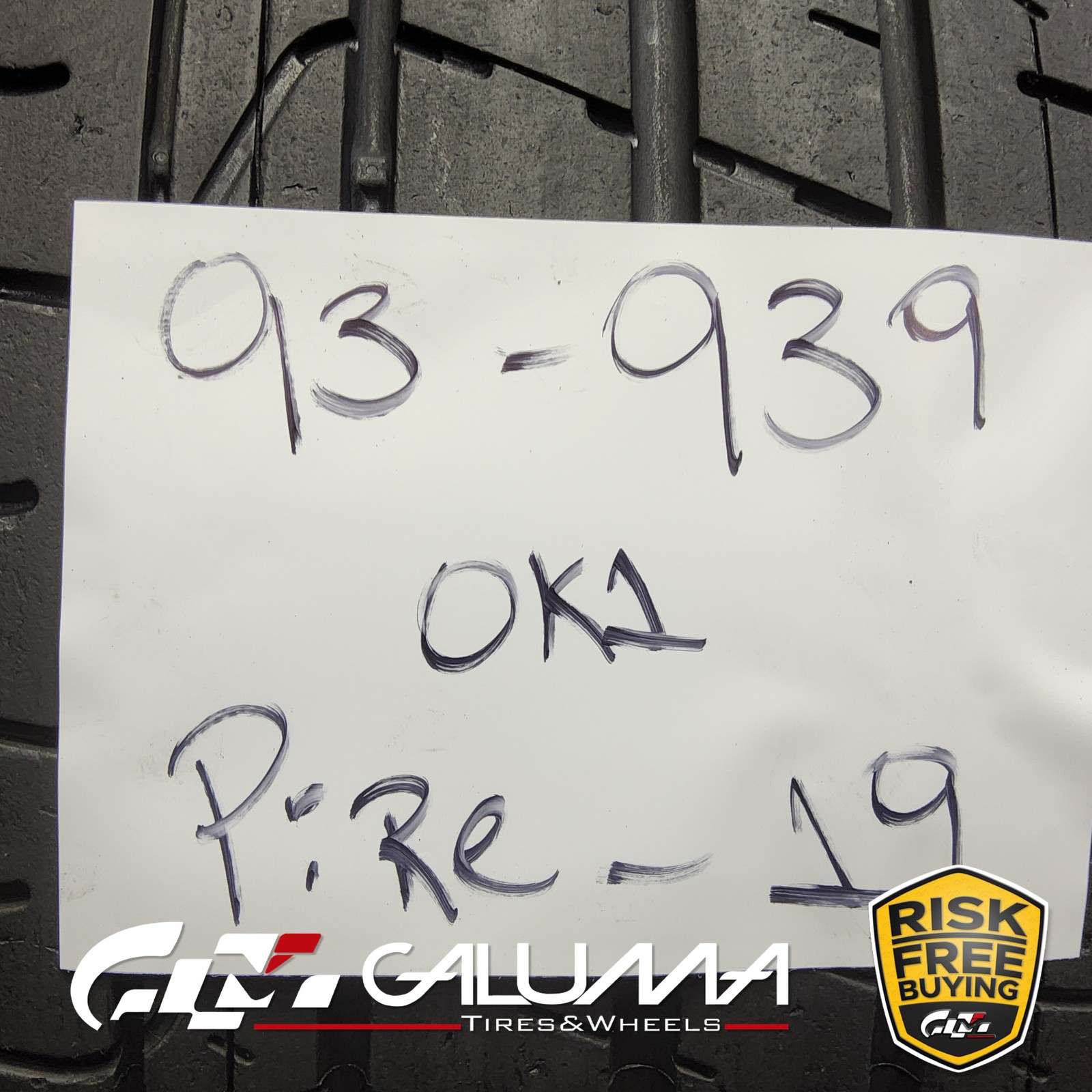 (One) Tire LikeNEW Pirelli P Zero Corsa Asimmetrico 2 265/30ZR19 No Repair 93939