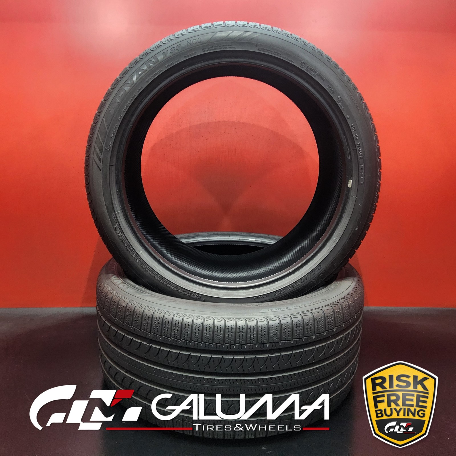 Set of 2 Tires Yokohama Advan V35 XL 315/35R22 315/35/22 3153522 No Patch #92269