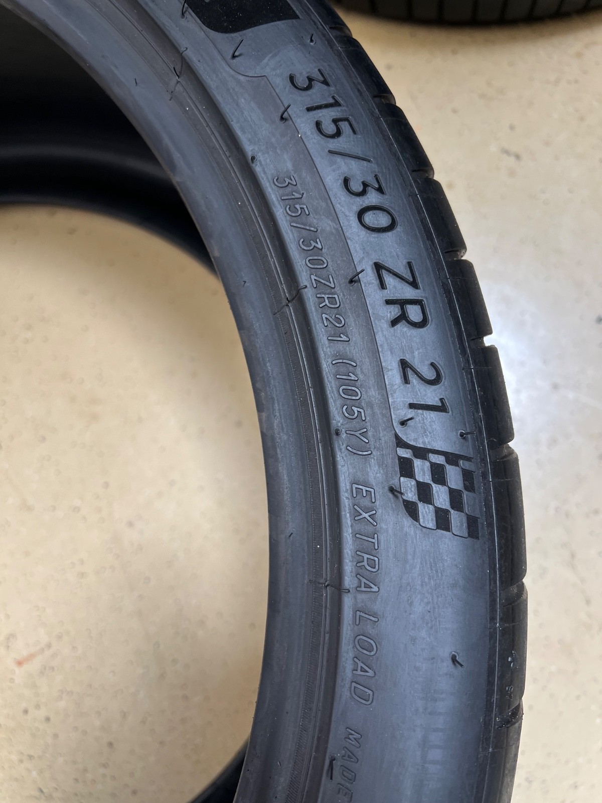 1 – NICE 315/30ZR21 XL (105Y) Michelin Pilot Sport 4 S (ND0) Porsche – 3139