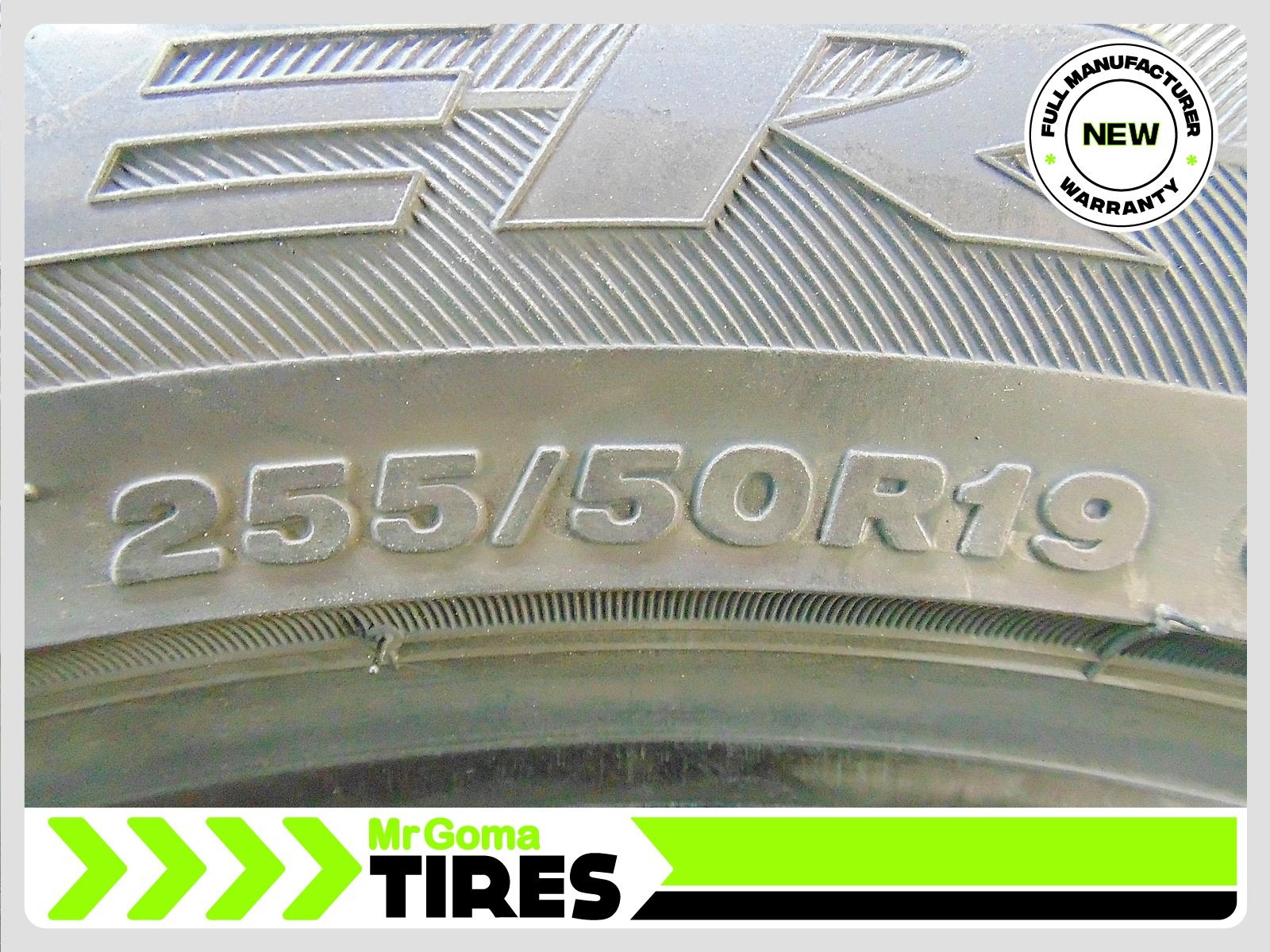 2 NEW 255/50R19 BRIDGESTONE DUELER H/P SPORT RFT XL TIRES Run flat 107V 2555019