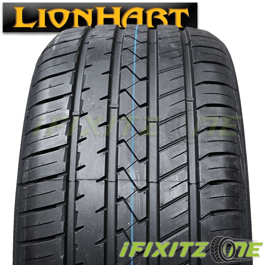 1 Lionhart LH-FIVE 265/40R22 106W Tires 40K Mileage, 320AA UTQG, Performance A/S