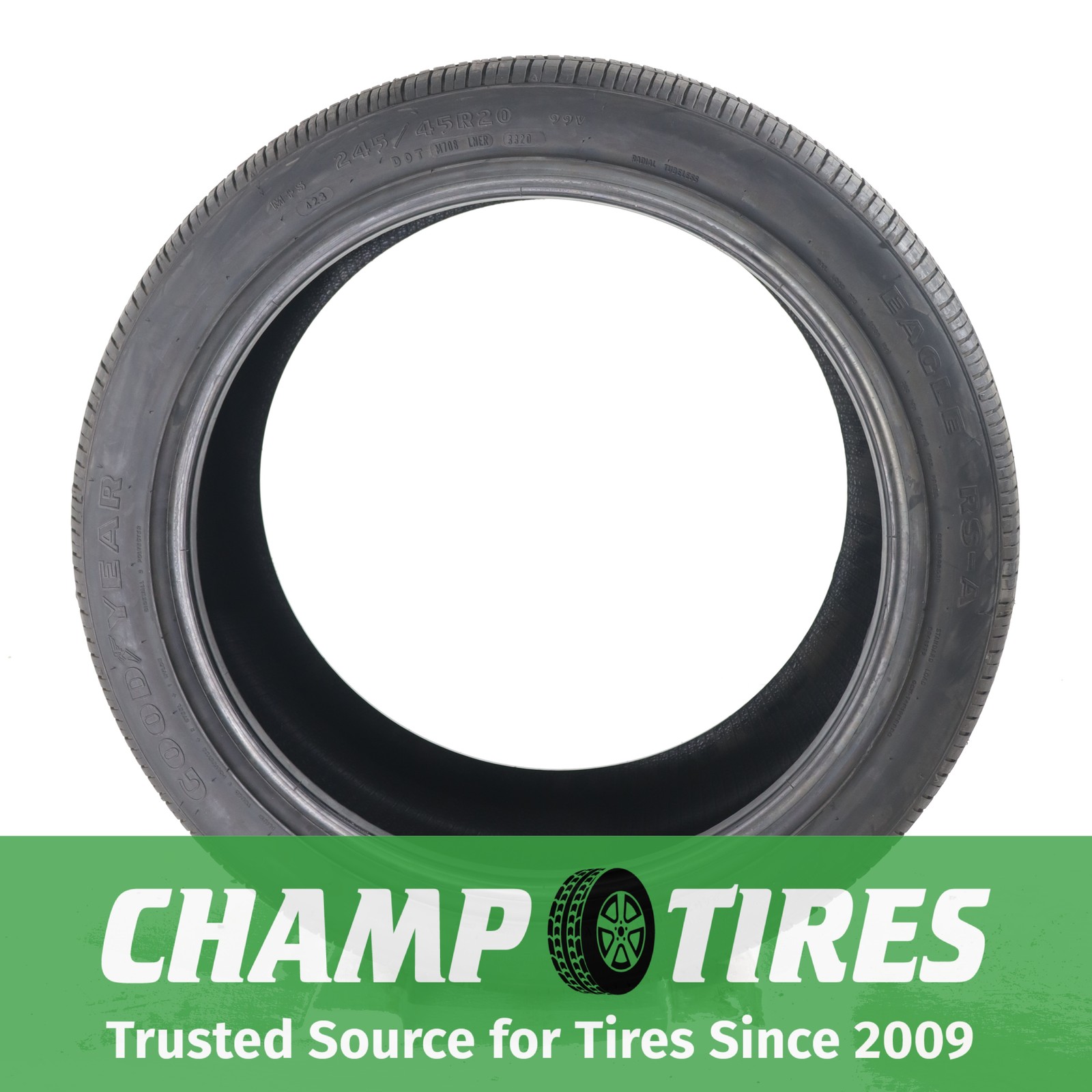 Set Of 4 P245/45R20 Goodyear NEW Eagle RS-A 99 V New 11/32nds