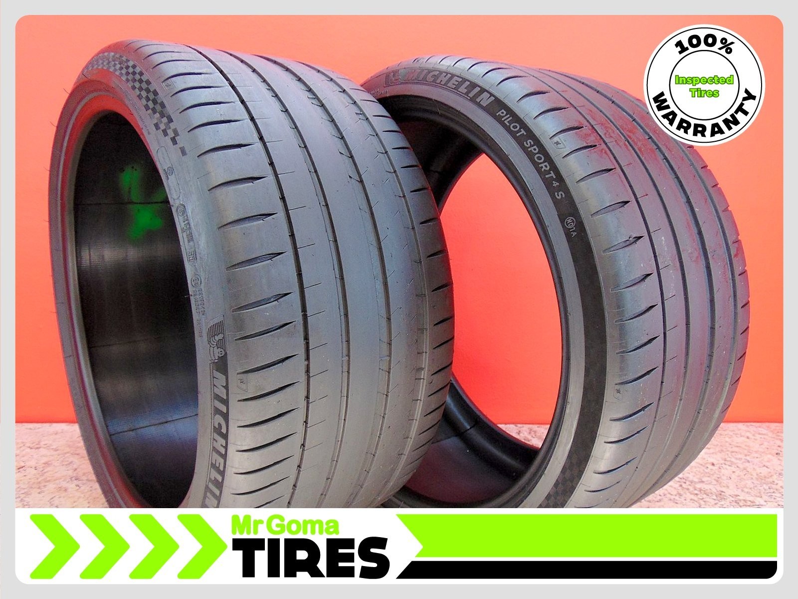 2 MICHELIN PILOT SPORT 4S MO1A XL 305/30ZR21 USED TIRES 6.6/32 TREAD 3053021