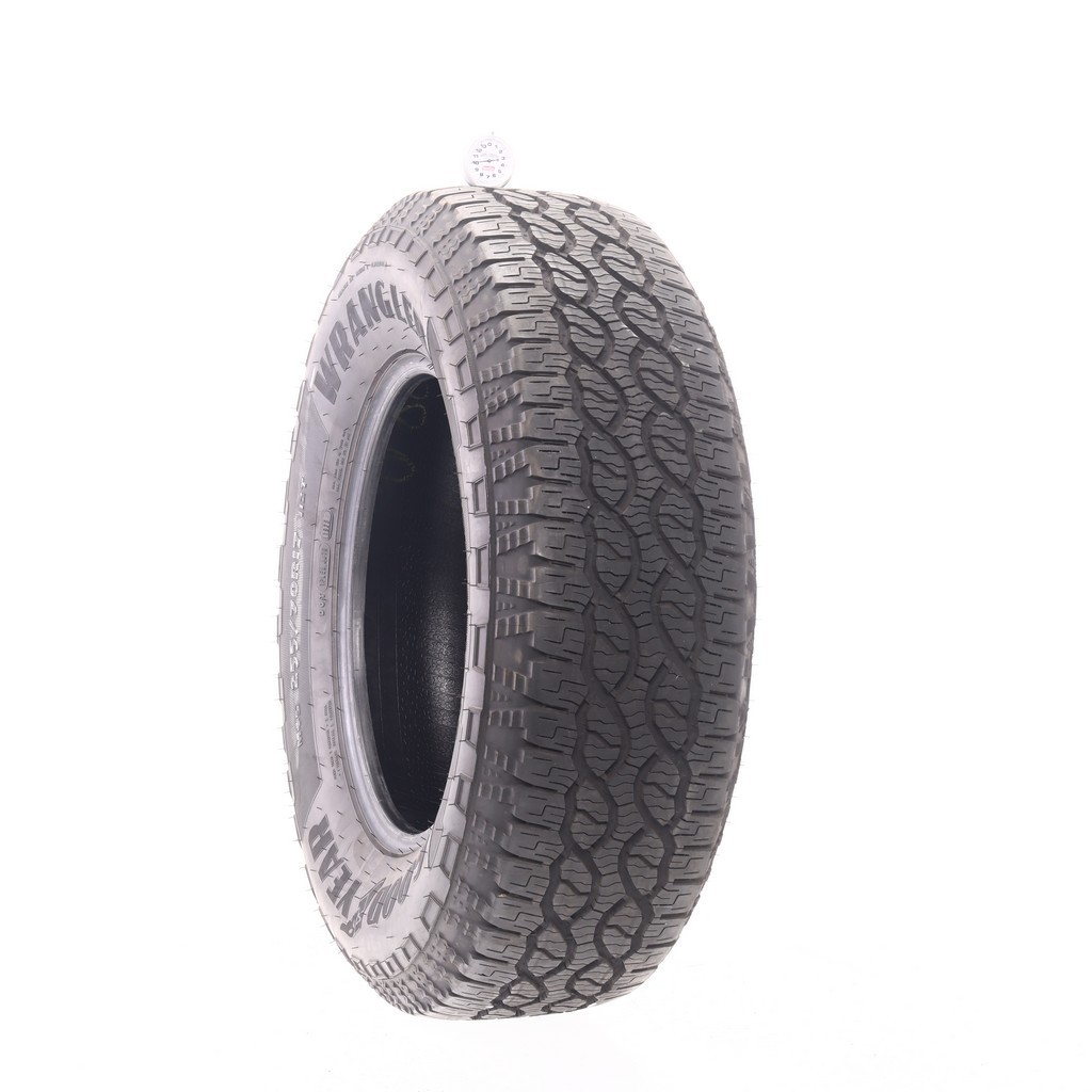 Set of (4) Used 255/70R17 Goodyear Wrangler Territory AT 112T – 9-10/32