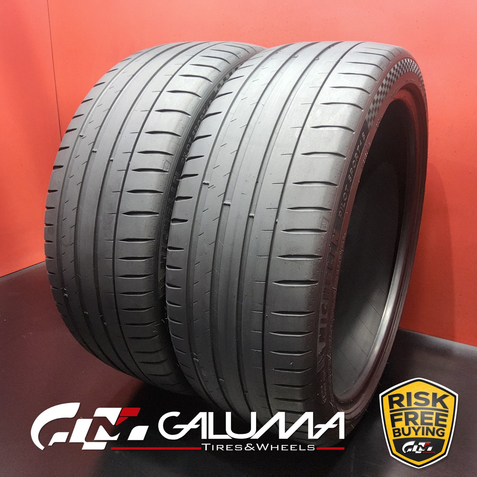 Set of 2 Tires Michelin Pilot Sport 4S XL 245/40ZR21 245/40/21 No Repairs #95687