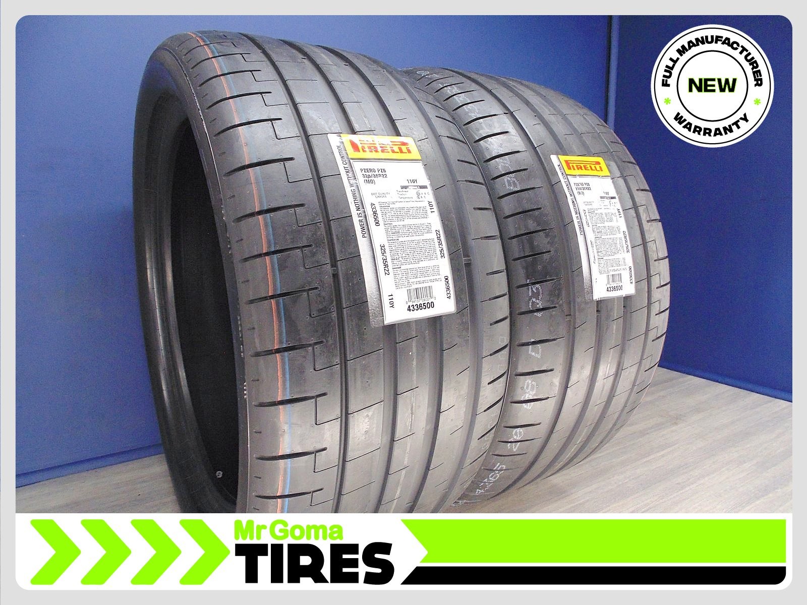 SET OF 2 BRAND NEW 325/35R22 PIRELLI P ZERO PZ5 MO TIRES PZERO MERCEDES 3253522