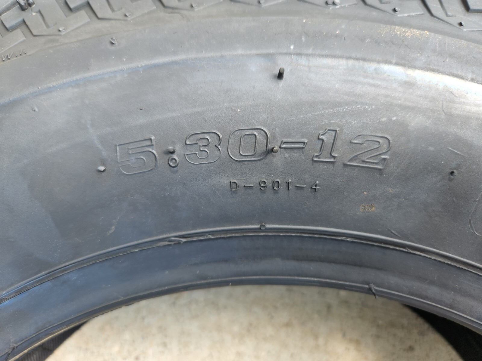 2 – 5.30-12 8 Ply Deestone D901 Boat Trailer Tires Boat Camper Skidoo 5.3-12 8P
