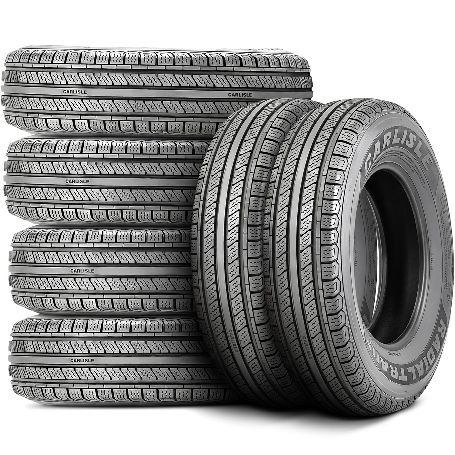 4 Tires Carlisle (Carlstar) Radial Trail HD ST 235/80R16 Load E 10 Ply Trailer