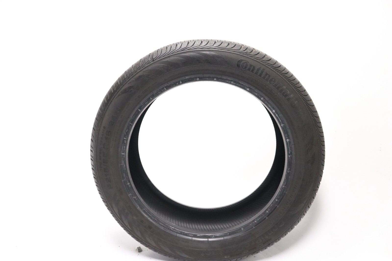 Set of 4 Used 215/55R18 Continental ContiProContact – 94H – 8-9/32