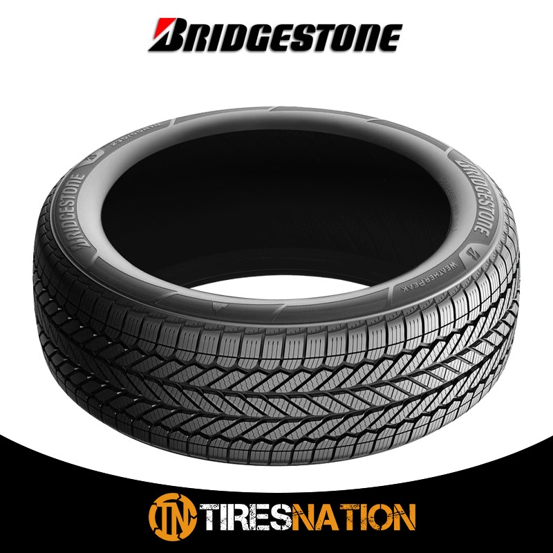 (1) BRIDGESTONE WEATHERPEAK 225/55R17 97V All Season Performance Tires