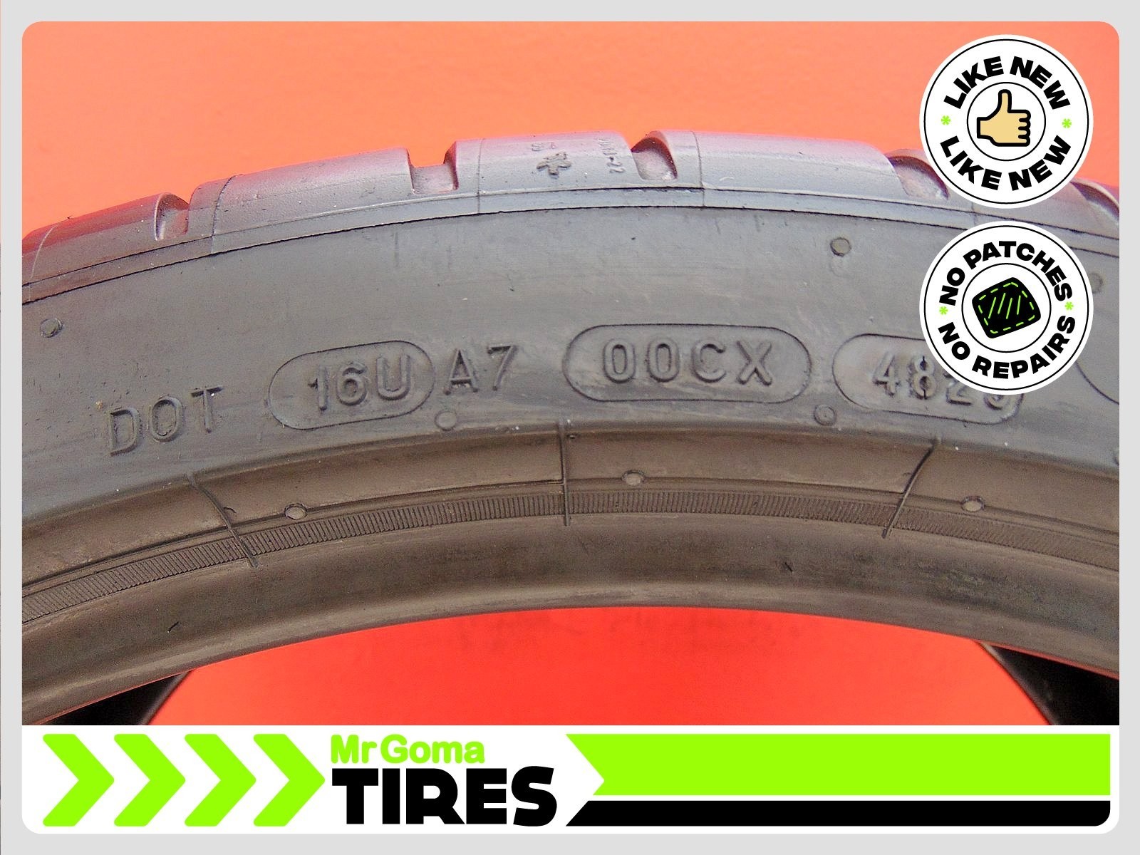 2 MICHELIN PILOT SPORT A/S 4S NAO XL 305/30ZR21 USED TIRES 9/32 TREAD 108V