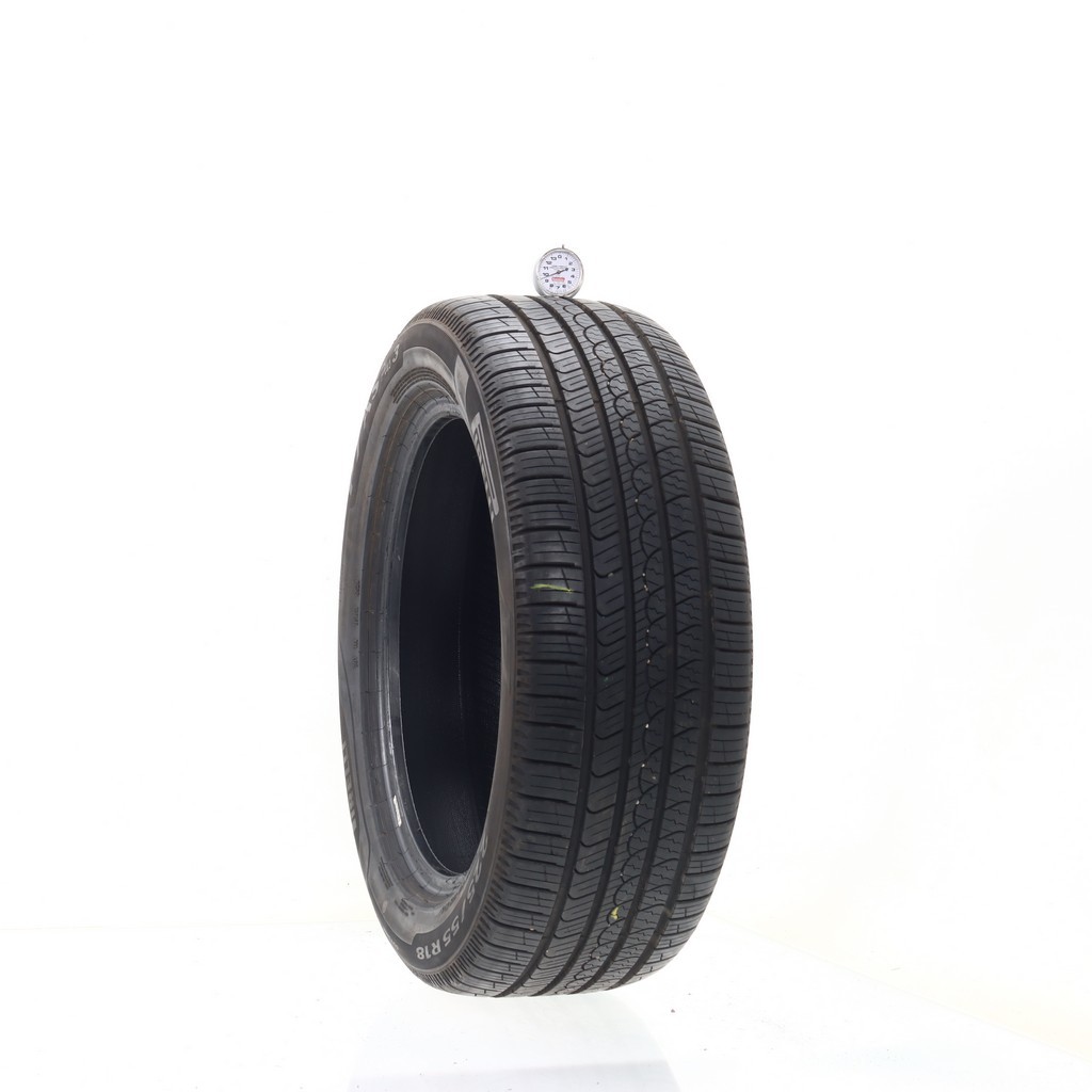 Set of (4) Used 225/55R18 Pirelli P7 AS Plus 3 98H – 9.5-10.5/32