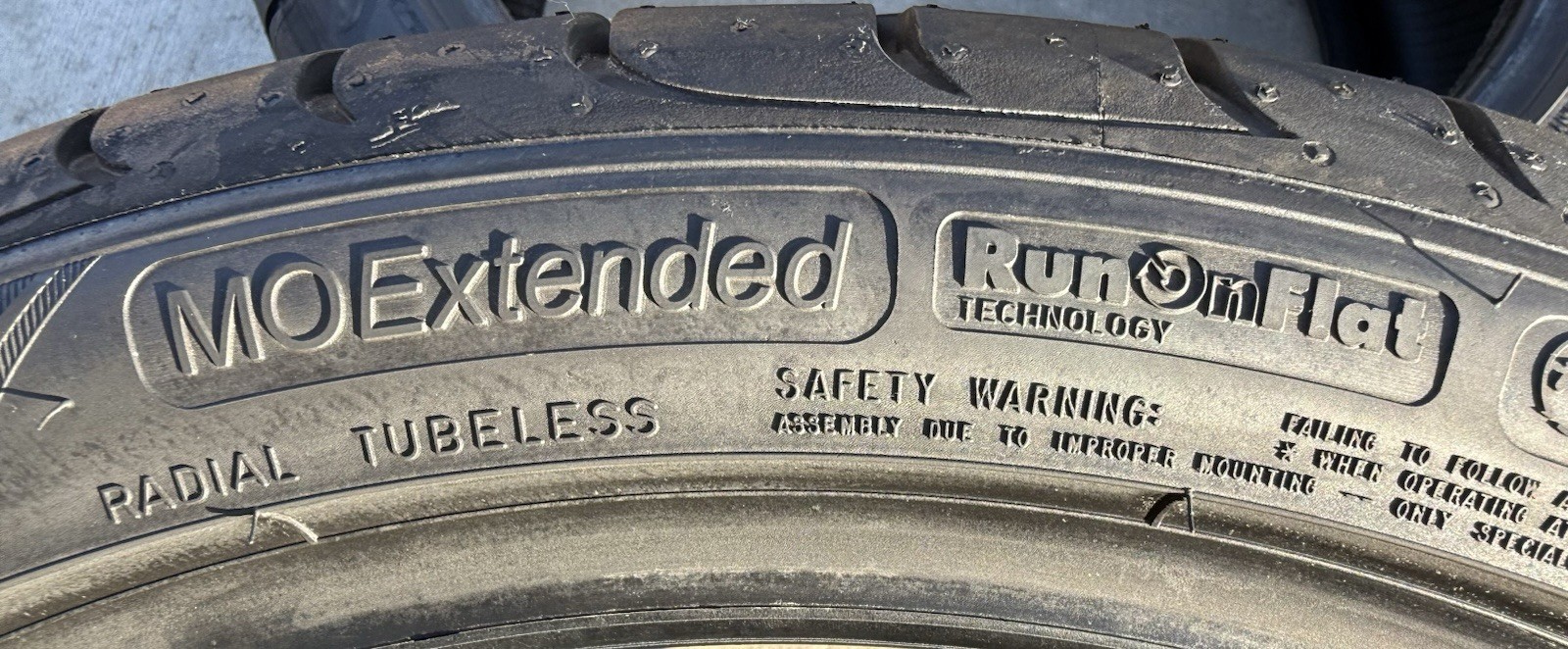 ONE NEW 245/40R20 99Y Goodyear Eagle F1 Asymmetric 2 MOE RunOnFlat ROF Run Flat