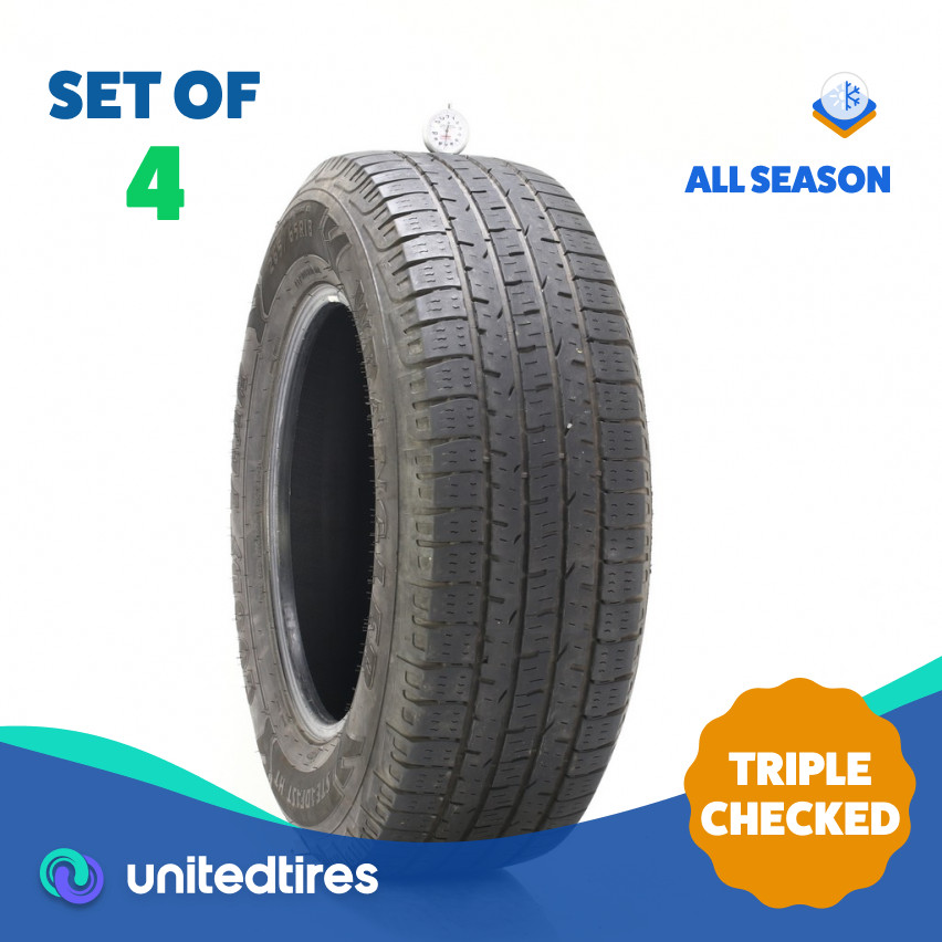 Set of (4) Used 265/65R18 Goodyear Wrangler Steadfast HT Kevlar 114T – 7-8/32