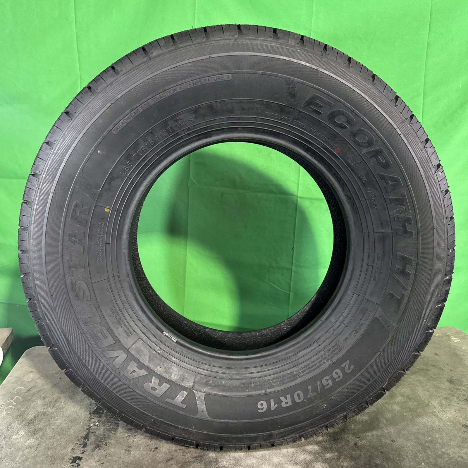 Single,Used-265/70R16 Travelstar Ecopath H/T 112T 9/32 DOT 2121