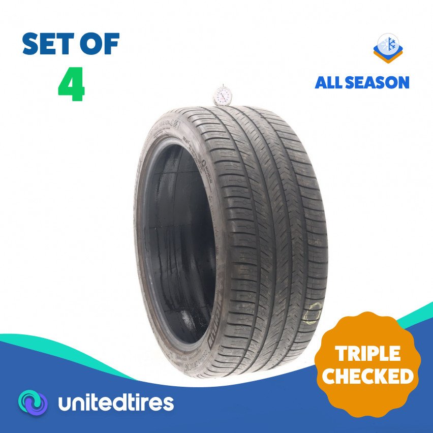 Set of (4) Used 255/40ZR20 Michelin Pilot Sport All Season 4 101Y – 5.5-6.5/32