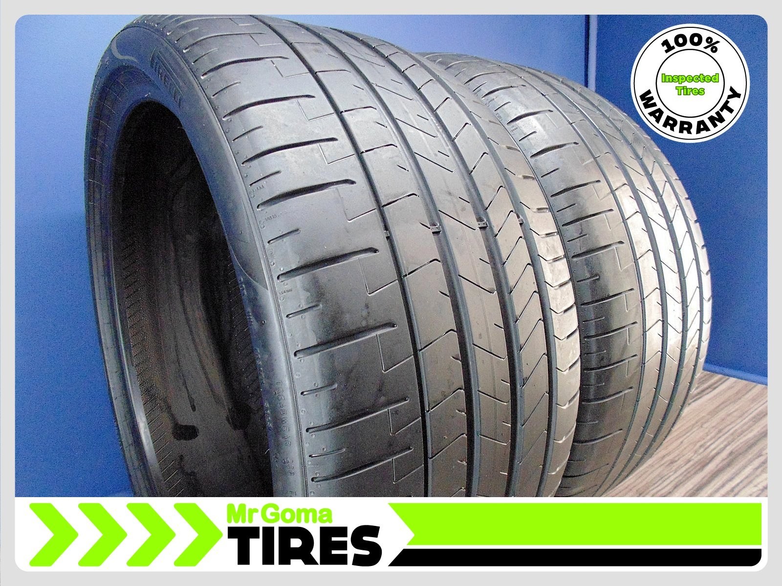 2 PIRELLI P ZERO TM PZ4 II XL 315/30R22 USED TIRES 7.2/32 TREAD 107Y 3153022