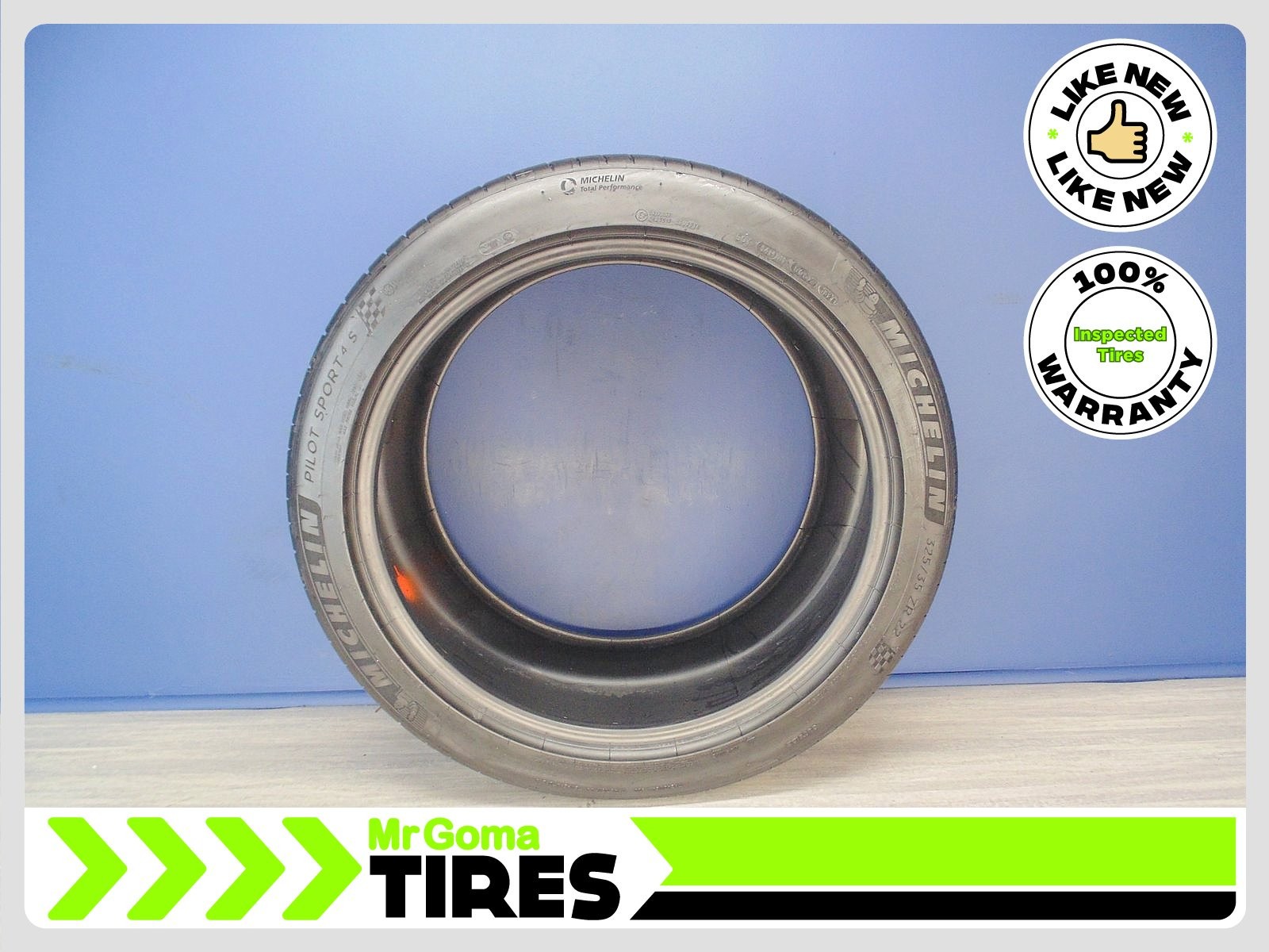 1 MICHELIN PILOT SPORT 4S MO1 XL 325/35ZR22 USED TIRE 9/32 TREAD 114Y 3253522