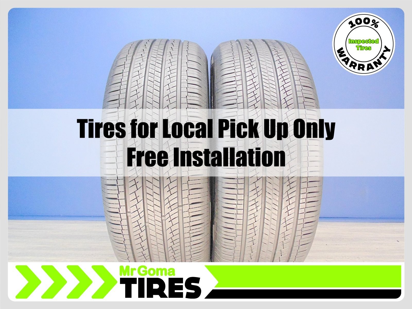 2 NEXEN ROADIAN GTX SUV 235/60R18 USED TIRE 8.1/32 TREAD 103H 2356018
