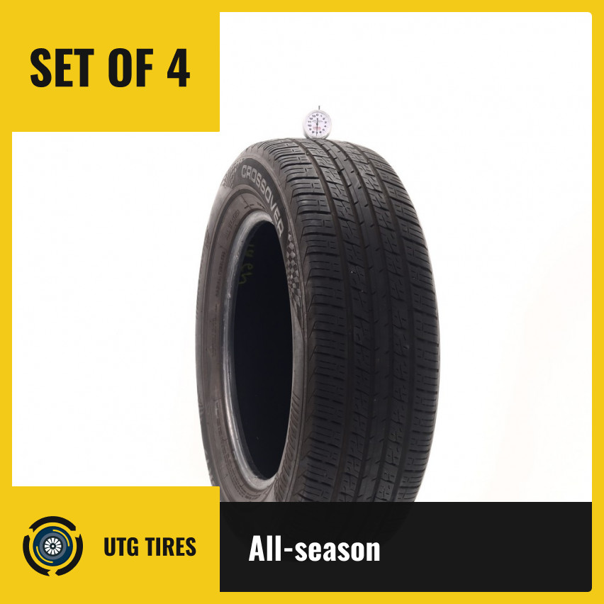 Set of (4) Used 225/65R17 Mohave Crossover CUV 102H – 7-8.5/32