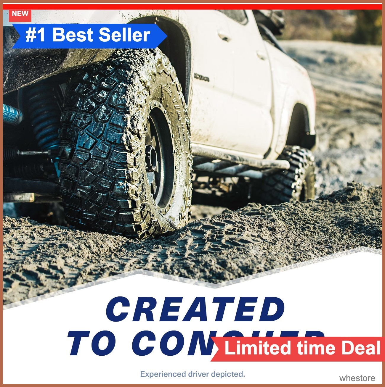 Mud-Terrain Tire LT265/60R18 Load E All-Season Off-Road 4×4 Truck SUV