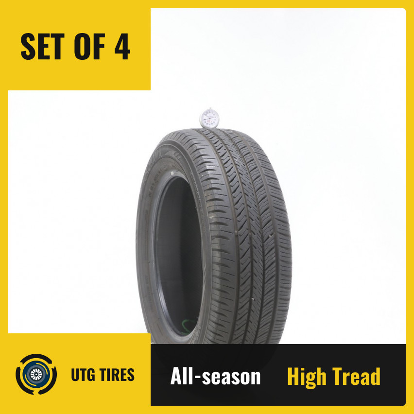 Set of (4) Used 205/60R16 Yokohama YK-GTX 92V – 9.5-11/32
