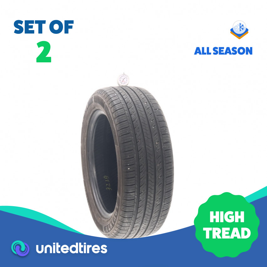 Set of (2) Used 205/55R16 Advanta ER-800 91V – 8.5/32