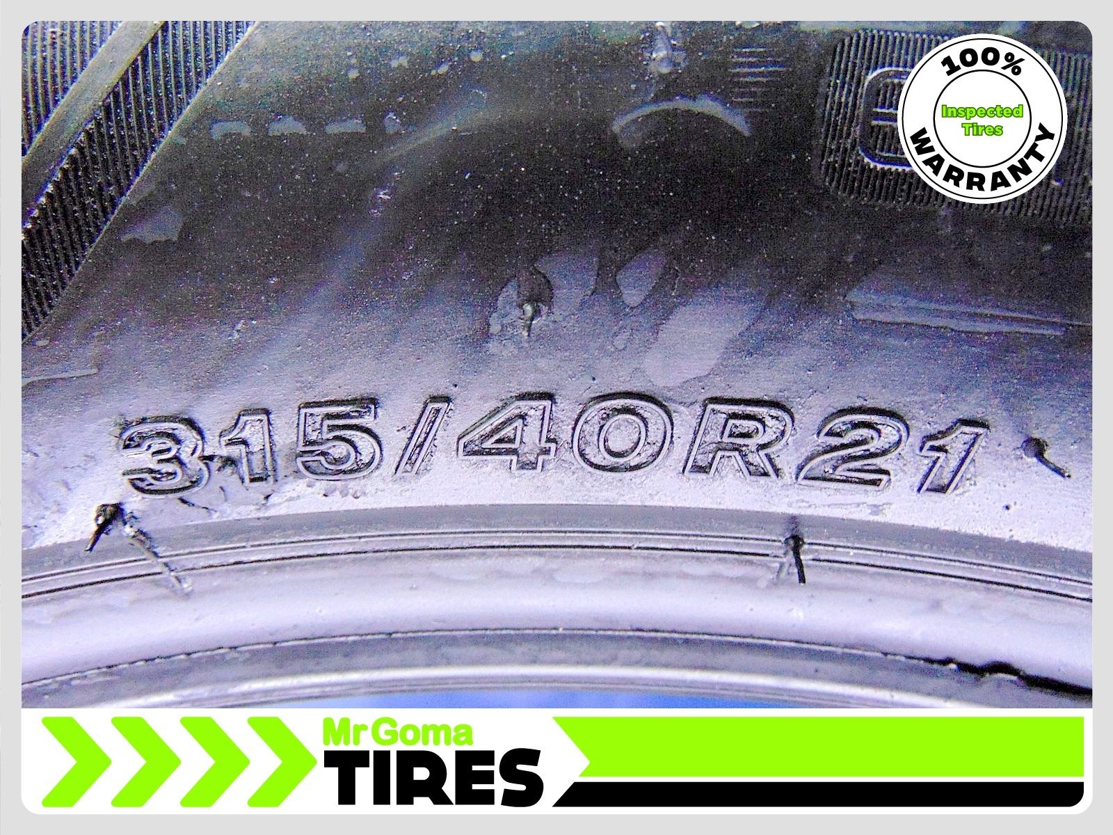 1 BRIDGESTONE ALENZA SPORT A/S XL 315/40R21 USED TIRE 81% LIFE 115V 3154021