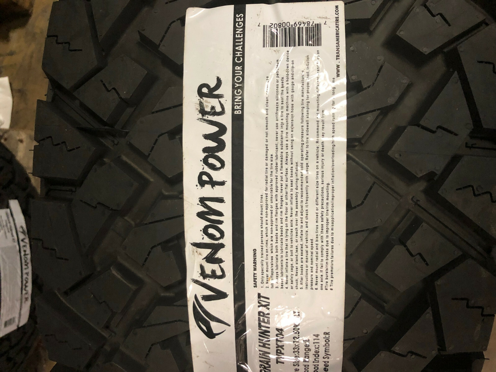 1 NEW 33X14.50R22 E Venom Terra Hunter XT 33 14.50 22 All Terrain Tires AT 10ply