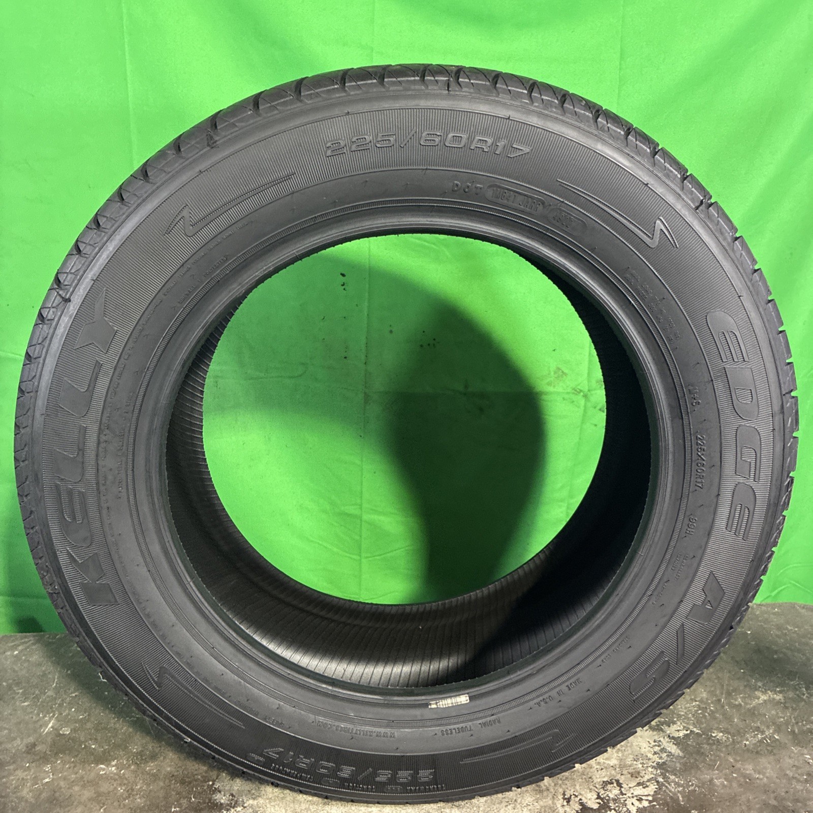 Single,Used-225/60R17 Kelly Edge A/S 99H 9/32 DOT 4922