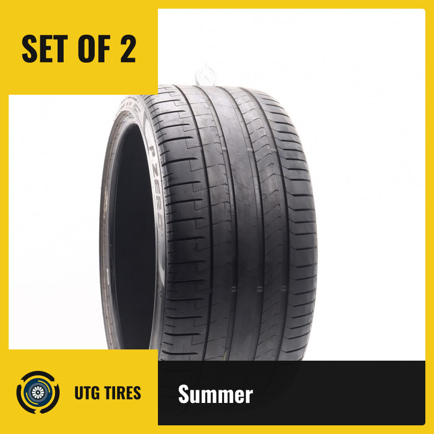 Set of (2) Used 315/30ZR22 Pirelli P Zero PZ4 107Y – 5/32