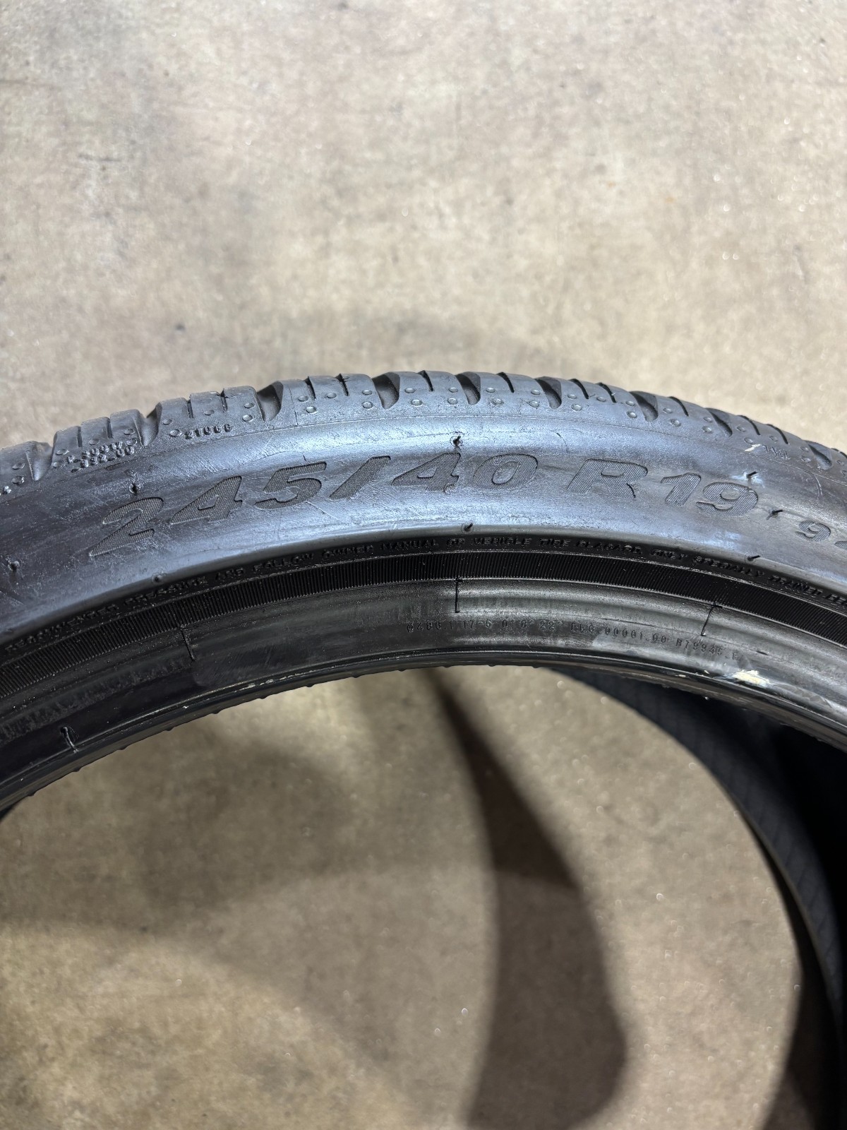 Set of 4 Pirelli PZero All Season 245/40R19 Tire High Performance